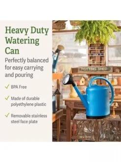 French Blue Watering Can -Outdoor Garden Care 06341 7