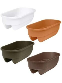 2' X 4' Railing Planter, 25" -Outdoor Garden Care 34336 001E tif