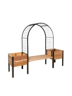 Cedar Bench Kit, Eco-Stained, 48" -Outdoor Garden Care 3 4 crop 8613463 0005