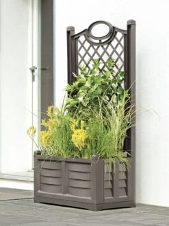 Separate Flower Box With Trellis -Outdoor Garden Care 3 4 crop 8613626 03V