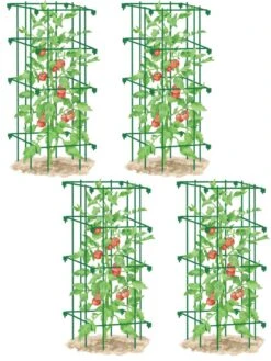 Tomato Cages, Set Of 4 13 Tomato Cages, Set Of 4 -Outdoor Garden Care 8587040 GR 001E tif
