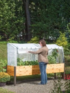 Elevated Planter Box, Frame And 2 Covers Kit, 2' X 8' -Outdoor Garden Care 8587631 304 tif