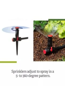 Snip-n-Spray Garden And Landscape Sprinkler System -Outdoor Garden Care 8589718 range