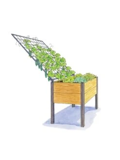 Space-Maker Pivoting Trellis, 4' -Outdoor Garden Care 8590247 SMTrellis 4ft tif