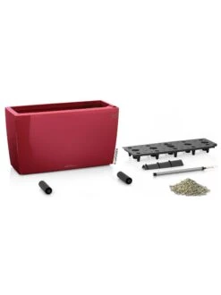 Lechuza® Cararo Rectangular Indoor Planter With Casters -Outdoor Garden Care 8590295 04v