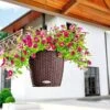 Lechuza® Nido Cottage Wicker Hanging Planter 2 Lechuza® Nido Cottage Wicker Hanging Planter -Outdoor Garden Care 8591154MC 007V tif