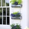 Galvanized Hanging Triple Planter -Outdoor Garden Care 8595213 6966 tif