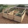 Garden In A Box Cedar Raised Bed, 8' X 8' -Outdoor Garden Care 8595775 03V raised cedar garden bed 8 x 8