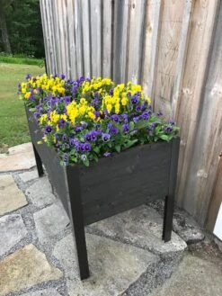 Eco-Stained Elevated Planter Box, 2'x4' 12 Eco-Stained Elevated Planter Box, 2'x4' -Outdoor Garden Care 8596759 01CUST 1