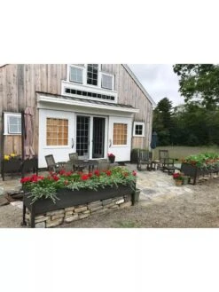 Eco-Stained Elevated Planter Box, 2'x8' -Outdoor Garden Care 8596760 01CUST