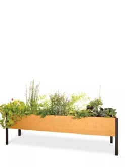 Eco-Stained Elevated Planter Box, 2'x8' -Outdoor Garden Care 8596760 101 tif