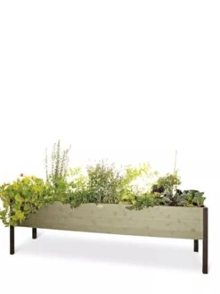 Eco-Stained Elevated Planter Box, 2'x8' -Outdoor Garden Care 8596760 3869 tif