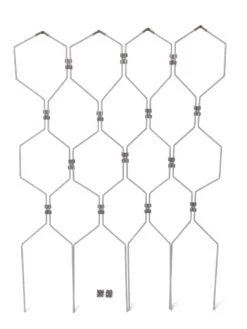 Gardener's Vertex Lifetime Pepper And Eggplant Cage -Outdoor Garden Care 8598426 10119 tif