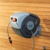 G.F. Italia Wall Mounted 100' Hose And Automatic Reel -Outdoor Garden Care 8598485 10714 tif