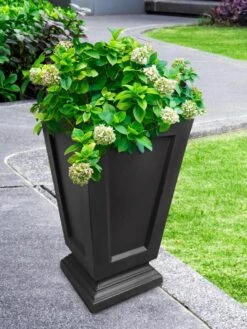 Kensington Self-Watering Tall Patio Planter, 25" -Outdoor Garden Care 8598549 01V tif