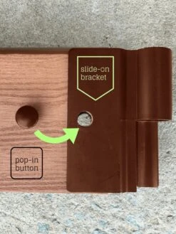 Classic Sienna Circle Keyhole Garden With 2" Boards -Outdoor Garden Care 8599444 03v