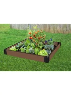 5-1/2" Composite Raised Garden Beds With 1" Boards 12 5-1/2" Composite Raised Garden Beds With 1" Boards -Outdoor Garden Care 8599449 01V