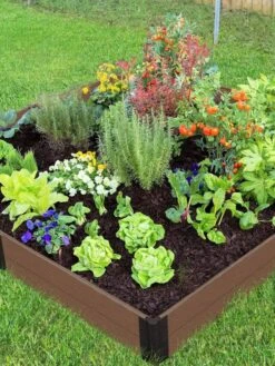 Composite Raised Bed With 1" Boards, 11" 19 Composite Raised Bed With 1" Boards, 11" -Outdoor Garden Care 8599452 01V tif