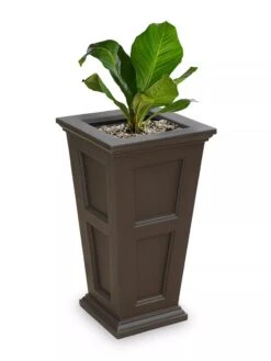 Fairfield Self-Watering Tall Patio Planters, 34” -Outdoor Garden Care 8600109 06V tif
