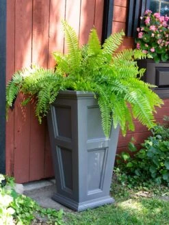 Fairfield Self-Watering Tall Patio Planters, 34” -Outdoor Garden Care 8600109 13V tif