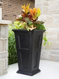 Fairfield Self-Watering Tall Patio Planters, 34” -Outdoor Garden Care 8600109 16V tif