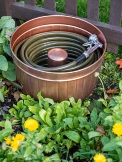 Classic Copper Hose Pot -Outdoor Garden Care 8600238 0059
