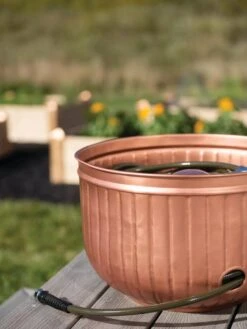 Classic Copper Hose Pot -Outdoor Garden Care 8600238 0630 tif