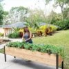 Self-Watering Elevated Planter Box, 2' X 8' -Outdoor Garden Care 8608960 4069 tif