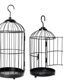 Hanging Birdcage Planter Set -Outdoor Garden Care 8609181 02V tif