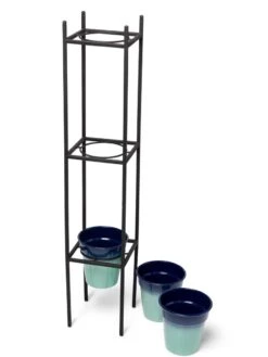 Steel Vertical Plant Stand With Metal Pots -Outdoor Garden Care 8609183 4967 tif