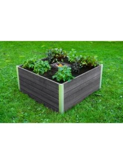 Vita Urbana Keyhole Garden, 4’x4’x22” -Outdoor Garden Care 8609384 02v