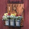Wall Shelf With Planters -Outdoor Garden Care 8609515 0237 tif