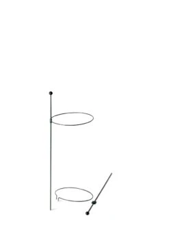 Peacock Mini Plant Support Rings 8", Set Of 2 -Outdoor Garden Care 8610387 9571 tif