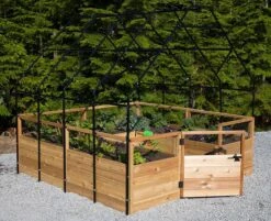Garden In A Box With Greenhouse, 8' X 8' -Outdoor Garden Care 8611033 03V jpg