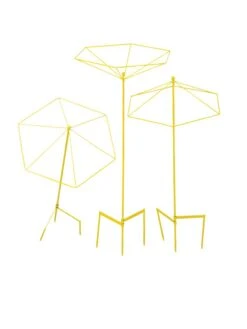 Parasol Plant Supports, Set Of 3 -Outdoor Garden Care 8611129 3848 tif
