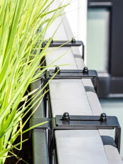 Veradek Metallic Series Railing Planters -Outdoor Garden Care 8611610 01v