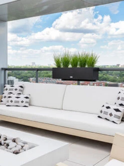 Veradek Metallic Series Railing Planters -Outdoor Garden Care 8611610 06v