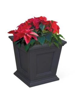 Fairfield Self-Watering Square Planter, 16” X 16” -Outdoor Garden Care 8611695 13V tif