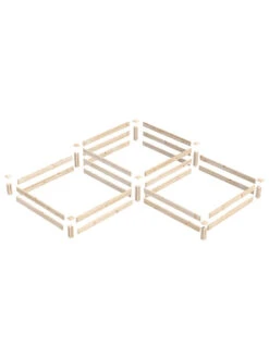 2-Tier Pine Raised Garden Bed, 4'x12' -Outdoor Garden Care 8612257 01v