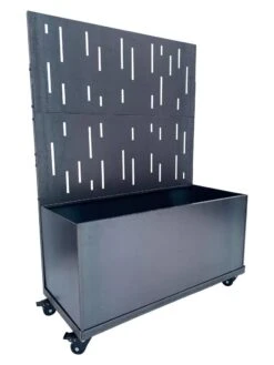 Nice Corten Trough Planters With Privacy Screen -Outdoor Garden Care 8612382 01V png