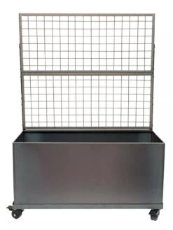 Nice Corten Trough Planters With Trellis -Outdoor Garden Care 8612395 01V jpg