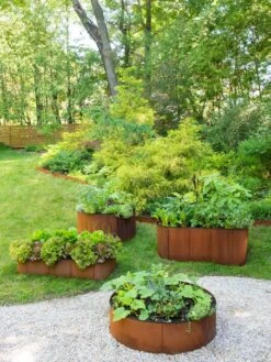 Birdies™ Corten Steel Round Raised Beds -Outdoor Garden Care 8612422 0261 tif