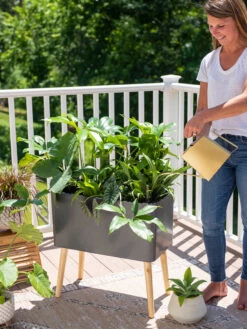 Ava Self-Watering Rectangular Planter 13 Ava Self-Watering Rectangular Planter -Outdoor Garden Care 8612691 0011 1