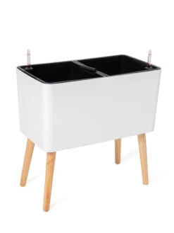Ava Self-Watering Rectangular Planter 19 Ava Self-Watering Rectangular Planter -Outdoor Garden Care 8612691 218 ava self watering rectangular planter white