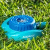 Aqua Joe® AJ-TSSBM Indestructible 9-Pattern Metal Turret Sprinkler -Outdoor Garden Care 8612869 05v aqua joe indestructible 9 pattern metal turret sprinkler