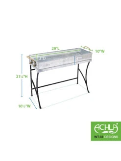 Achla Designs Trestle Plant Stand -Outdoor Garden Care 8612886 05v