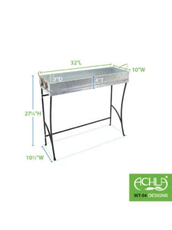 Achla Designs Trestle Plant Stand -Outdoor Garden Care 8612887 02v