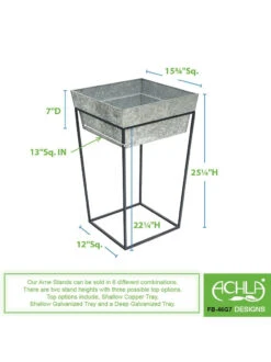 Achla Designs Arne Plant Stand -Outdoor Garden Care 8612900 01v
