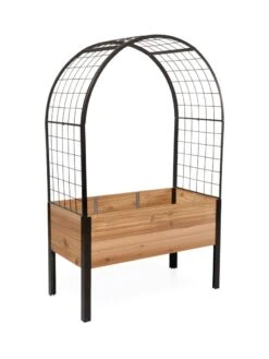2’ X 4’ Arch Trellis For Planter Boxes -Outdoor Garden Care 8612976 0006