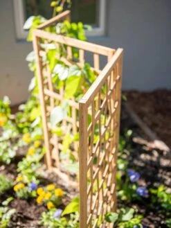 Bamboo Zig-Zag Trellis 24" X 36" -Outdoor Garden Care 8613151 6459